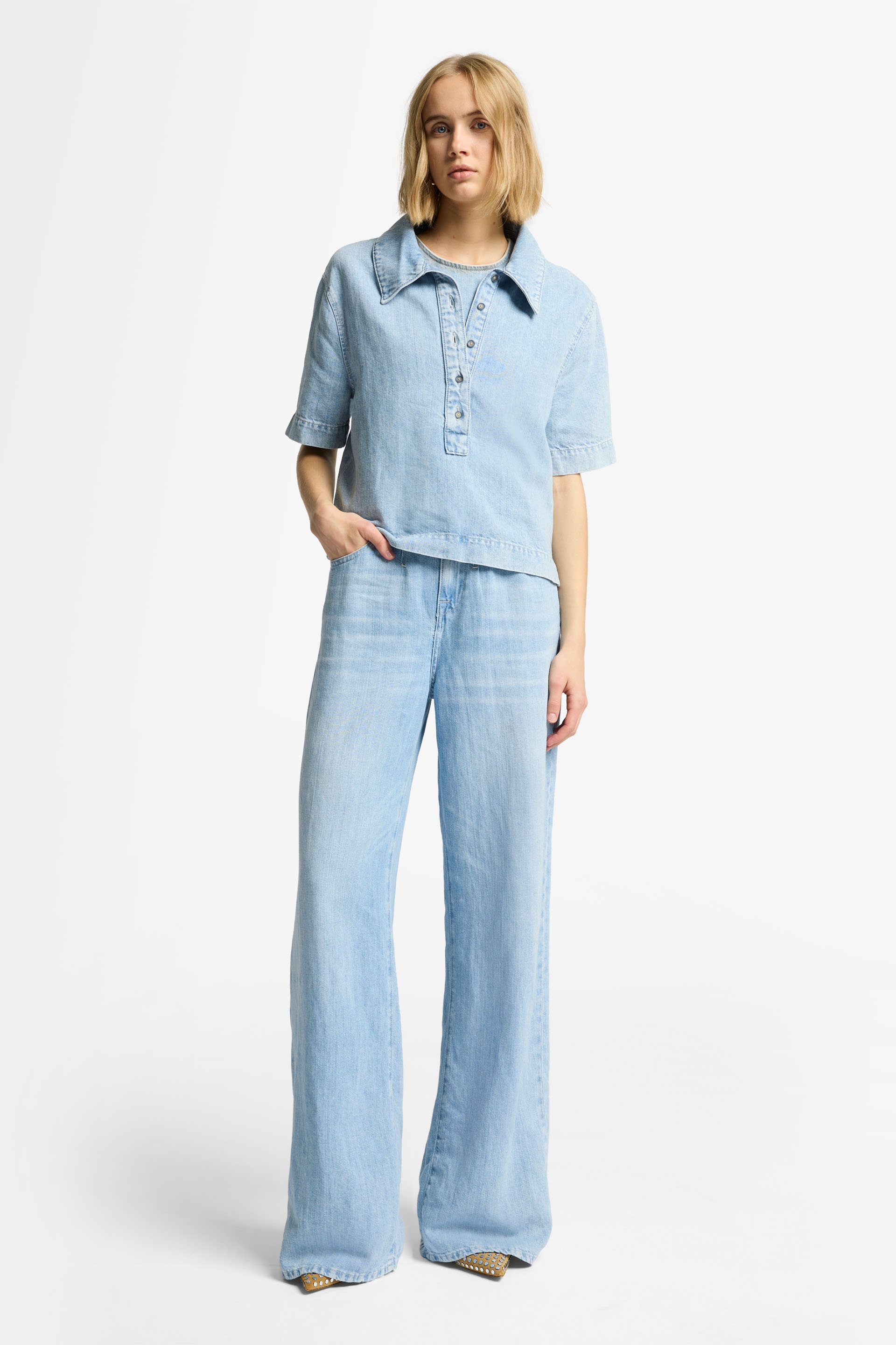 Belted Wide Leg Kansas - Wide Leg Jeans | 7 For All Mankind