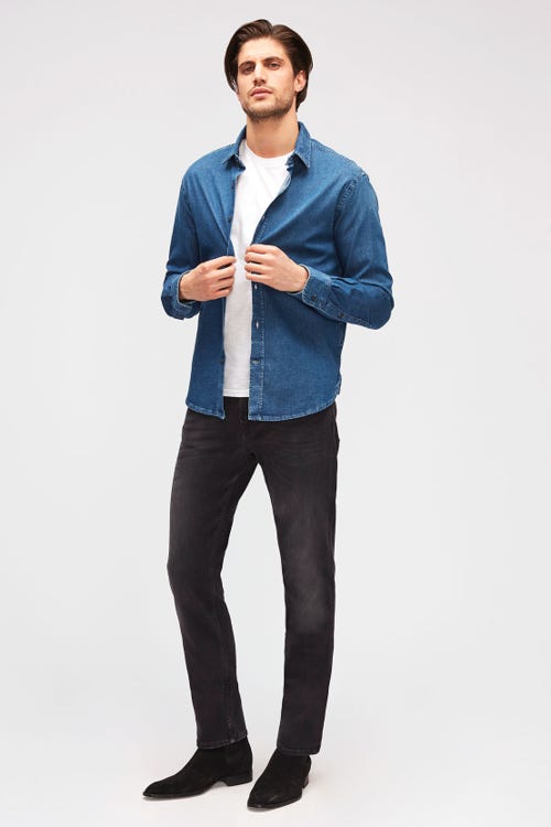 7 For all Mankind - Slimmy Luxe Performance Plus Washed Black