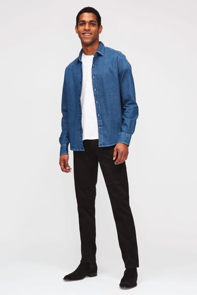 7 For All Mankind - Slimmy Tapered Luxe Performance Plus Black